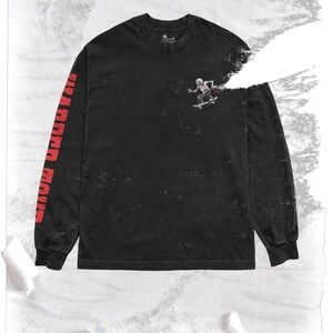 Black Warped Tour 2025 Graphic Long Sleeve Shirt